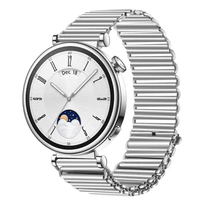 18MM Pašček za uro iz nerjavečega jekla za serijo Huawei GT5 Silver