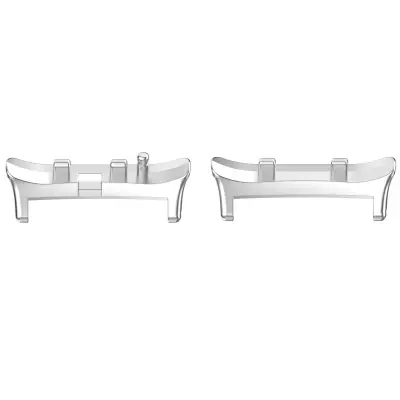 Srebrni kovinski adapterji s priključkom Huawei Watch D2 (1 par) Silver