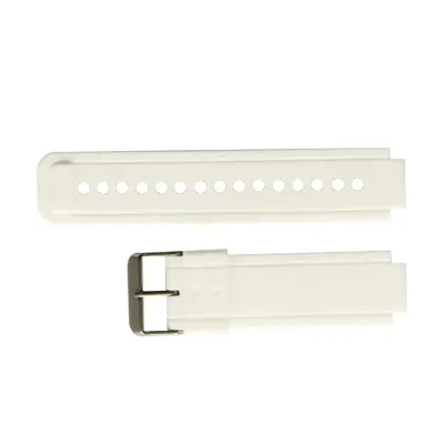 Beli silikonski pašček za pametno uro Garmin Vivoactive Acetate