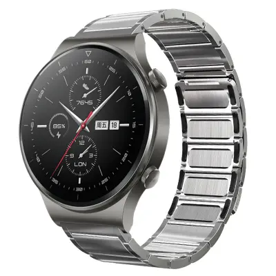 Premium nerjaveče jeklo pašček za Huawei GT3/GT4/Watch 3 Pro Silver