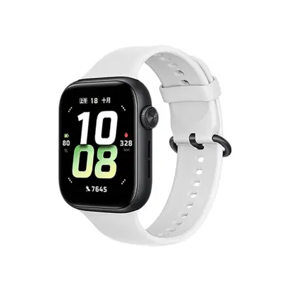 Eleganten silikonski pašček za HONOR WATCH 5 White