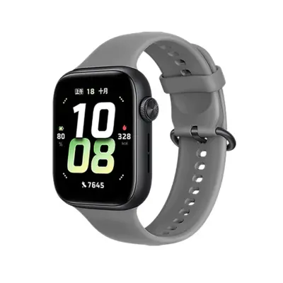 Eleganten silikonski pašček za HONOR WATCH 5 DarkGrey