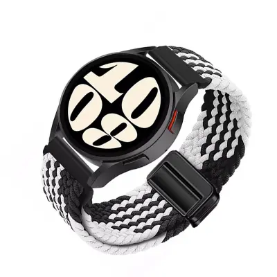 Najlonska pletena magnetna pašček za uro 20 mm za Huawei/Samsung