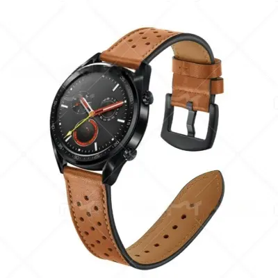 Premium Usnjen Pas za Huawei Watch GT1/2 (22mm) Brown