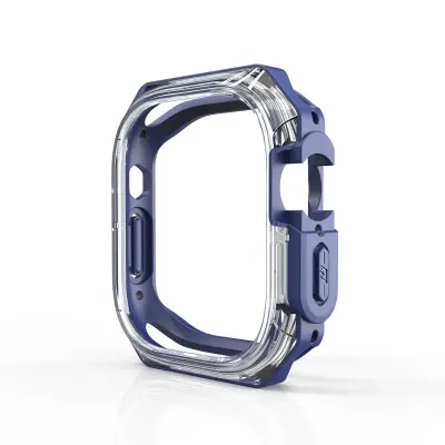49mm Apple Watch Ultra Dvobarvni Zaščitni Ovitek Blue