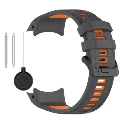 Garmin Instinct 3 Dvobarvni Silikonski Pašček za Uro Orange  Model 2