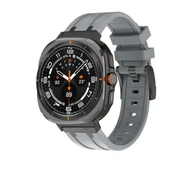 Tekoči silikonski pašček za Samsung Watch Ultra Grey