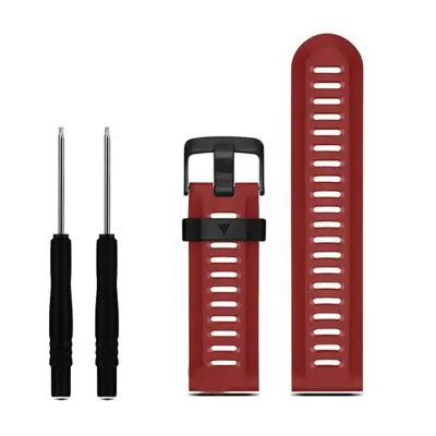 Zapestnica za Garmin Fenix 3 HR/6X GPS/5X Sapphire/Descent MK1 Red