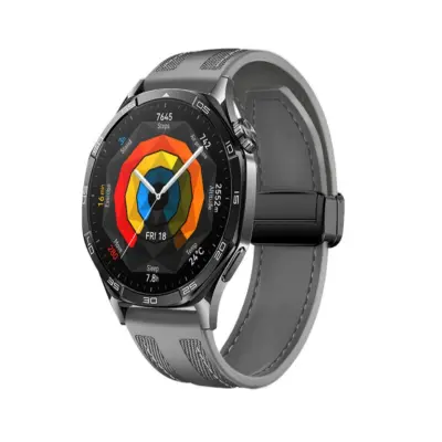 22 mm univerzalni silikonski pašček za uro za Samsung, Huawei, Xiaomi Grey