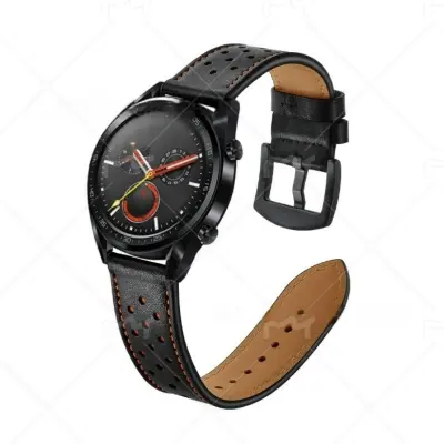 Premium Usnjen Pas za Huawei Watch GT1/2 (22mm) Black