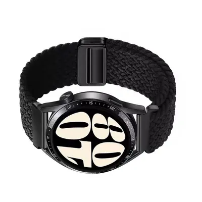 18 mm tkan pas za uro iz najlona za Huawei/Samsung/Xiaomi Black