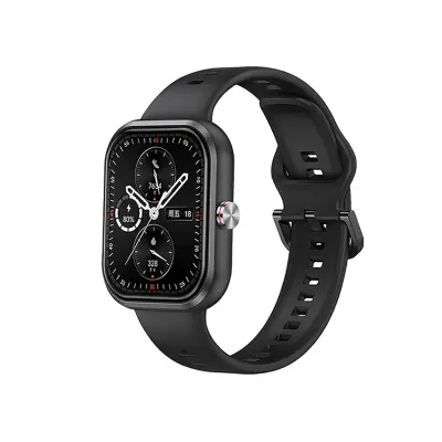 Silikonski pašček za uro Haylou - športen in eleganten Black