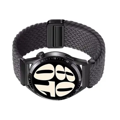 18 mm tkan pas za uro iz najlona za Huawei/Samsung/Xiaomi Grey