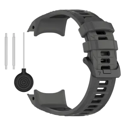 Garmin Instinct 3 Dvobarvni Silikonski Pašček za Uro Black  Model 1