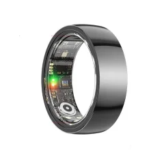 Smart Ring R1000 – Monitor spanja, Bluetooth 5.0, Monitor kisika v krvi Black 12