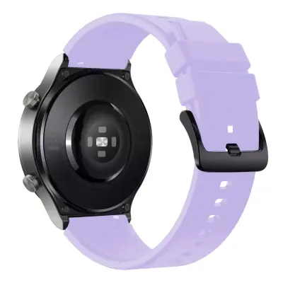 SILIKONSKI PAŠEK ZA HUAWEI WATCH GT 2 3 4 2 PRO 46MM VIJOLIČEN