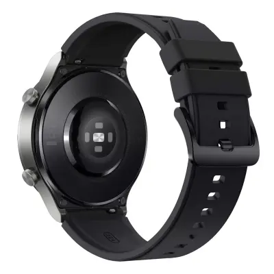 SILIKONSKI PAŠEK ZA HUAWEI WATCH GT 2 3 4 2 PRO 3 PRO 4 PRO 46MM ČRN