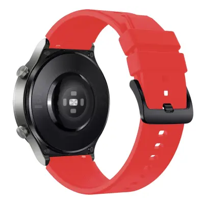 SILIKONSKI PAŠEK ZA HUAWEI WATCH GT 2/3/4/2 PRO/3 PRO/4 PRO 46MM RDEČ