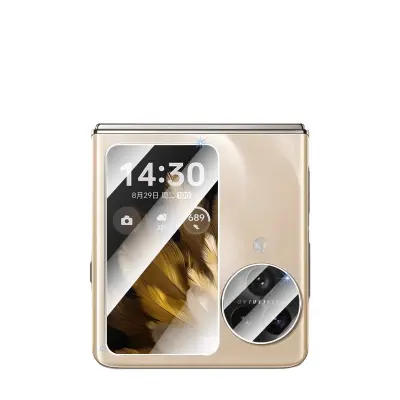 Kaljeno steklo za majhen zaslon za serijo OPPO Find N - Kristalno jasen pogled   OPPO Find N2 Flip