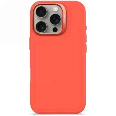 ETUI DECODED ANTIMICROBIAL SILICONE STACKS BACKCOVER Z MAGSAFE DO IPHONE 16 PRO - POMARAŃCZOWE