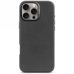 DEKODIRAN USNJEN OVITEK ZA MAGSAFE ZA IPHONE 16 PRO MAX ČRN