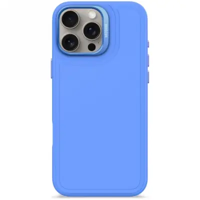 ETUI DECODED ANTIMICROBIAL SILICONE STACKS BACKCOVER Z MAGSAFE DO IPHONE 16 PRO MAX - NIEBIESKIE