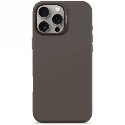 ETUI DECODED ANTIMICROBIAL SILICONE BACKCOVER Z MAGSAFE DO IPHONE 16 PRO MAX - CIEMNOBRĄZOWE