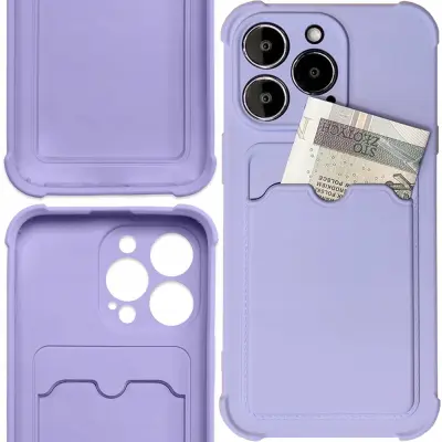 OHIŠJE CARD ARMOR ZA IPHONE 12 PRO VIJOLIČNO