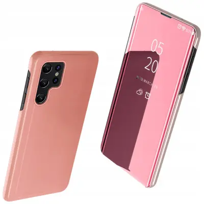 OVITEK CLEAR VIEW CASE OVITEK ZA SAMSUNG GALAXY S23 ULTRA PINK