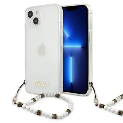 OVITEK GUESS WHITE PEARL ZA IPHONE 13 OVITEK PROZOREN