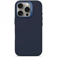 DEKODIRAN OVITEK ANTIMIKROBNI SILIKONSKI OVITEK ZA IPHONE 16 PRO MAGSAFE MORNO MODER