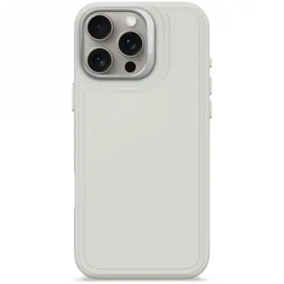 DEKODIRAN OVITEK ANTIMIKROBNI SILIKONSKI OVITEK ZA MAGSAFE ZA IPHONE 16 PRO MAX SIVA