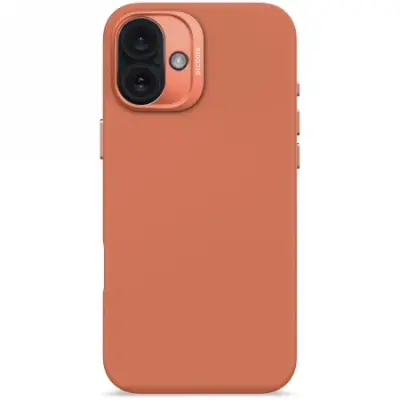 ETUI DECODED ANTIMICROBIAL SILICONE BACKCOVER Z MAGSAFE DO IPHONE 16 PLUS - POMARAŃCZOWE