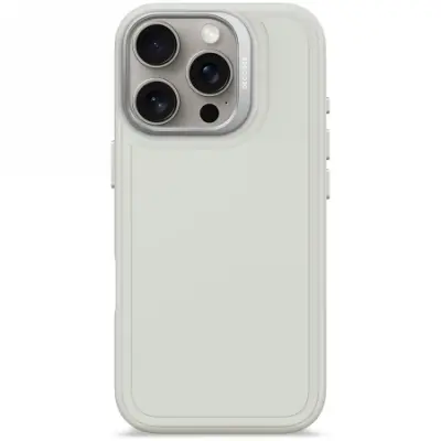 DEKODIRAN OVITEK ANTIMIKROBNI SILIKONSKI OVITEK ZA IPHONE 16 PRO ZA MAGSAFE SIVA
