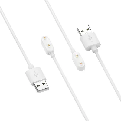 1M USB-A polnilni kabel s čipom za zaščito White