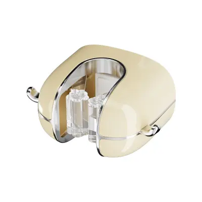 Kremno bel nosilec za brisače brez vrtanja - Organizirajte z lahkoto Beige