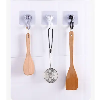 Vrtljivi Brezšivni Kljuki 2 Kos - Siva, Obešanje Brez Poškodb