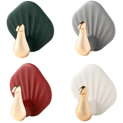 4 Pack Močni Samolepilni Kljuki Brez Vrtanja - Obešanje Brez Poškodb MultiColor