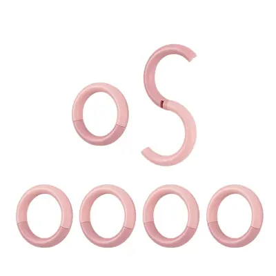 Obešalnik za S-kavlje brez vrtanja - Komplet 4 Pink