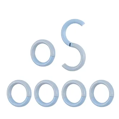 Obešalnik za S-kavlje brez vrtanja - Komplet 4 Blue