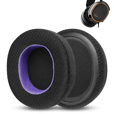 Zračne ušesne blazinice za slušalke SteelSeries Arctis - črna/vijolična