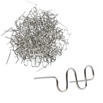 Rosfix Sponke za Plastiko Veliki Val S – 0,6 mm, 100 Kosov | Za Avto, DIY, Trajne Povezave iz Plastike