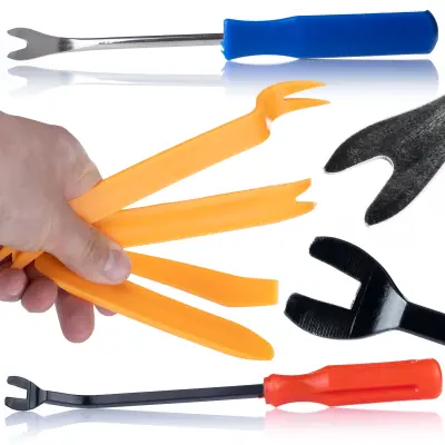 Rosfix Set Orodij za Dvigovanje Avtomobilskih Zatičev – 6 Kos, Plastični, Ergonomski Ročaji | Večnamenski