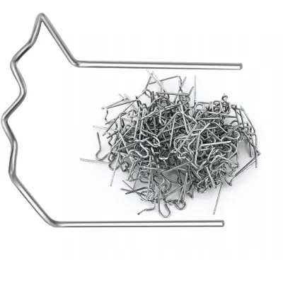 Rosfix Zaponke za Plastiko 90° 0,6 mm – 100 Kos | Za Avtomobilske in Obrtne Popravke, Visoka Trdnost