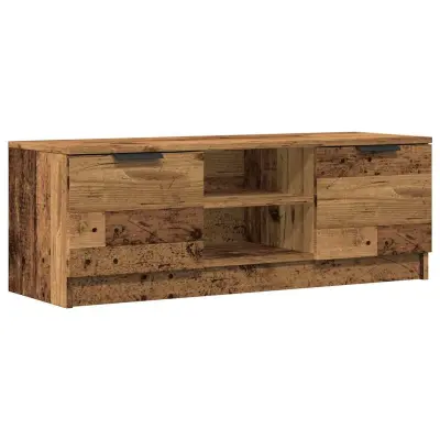 vidaXL TV omarica starinski les 102x35x36,5 cm inženirski les