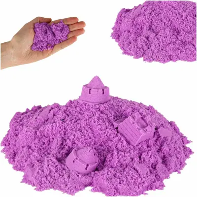 Otroški kreativni kinetični pesek 1kg vijoličen