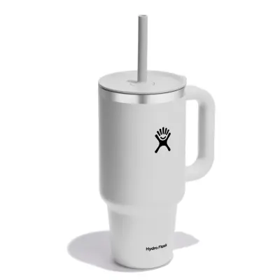 HF-Mug 32oz Vsestranski potovalni kozarec, bel