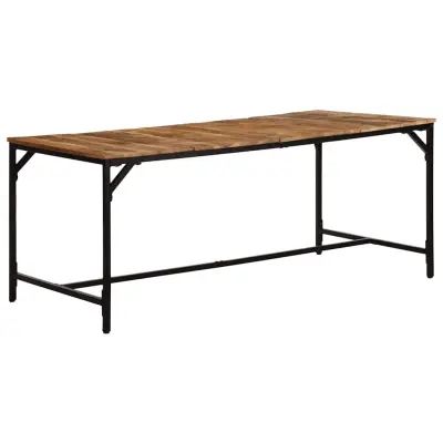 vidaXL Jedilna miza 180x90x75 cm Masivni les Grobo mango