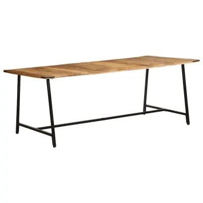 vidaXL Jedilna miza 200x100x75 cm trden mangov les