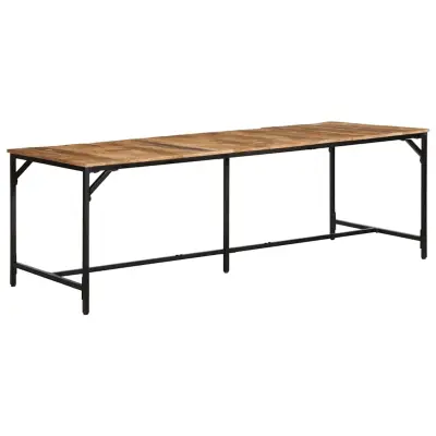 vidaXL Jedilna miza 220x90x75 cm Masivni les Grobo mango